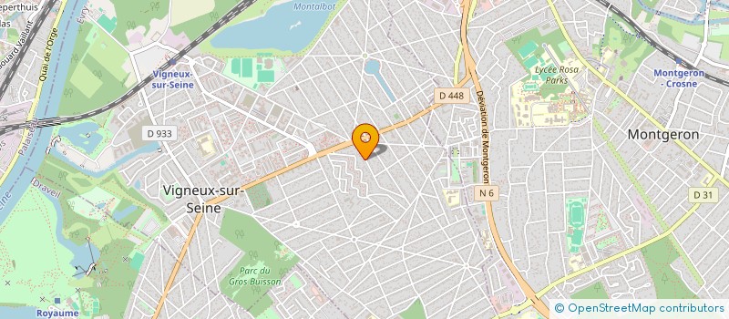 localisation de l'entreprise LEXIDECOR à VIGNEUX-SUR-SEINE