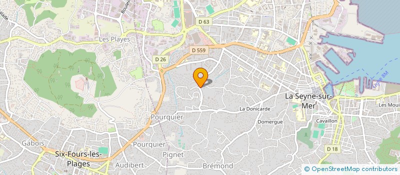 localisation de l'entreprise LEXIE à LA SEYNE-SUR-MER