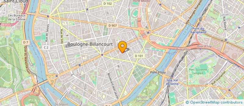 localisation de l'entreprise LEXIE à BOULOGNE-BILLANCOURT