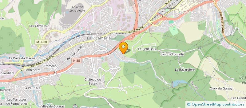 localisation de l'entreprise LEXIGO  LA RICAMARIE