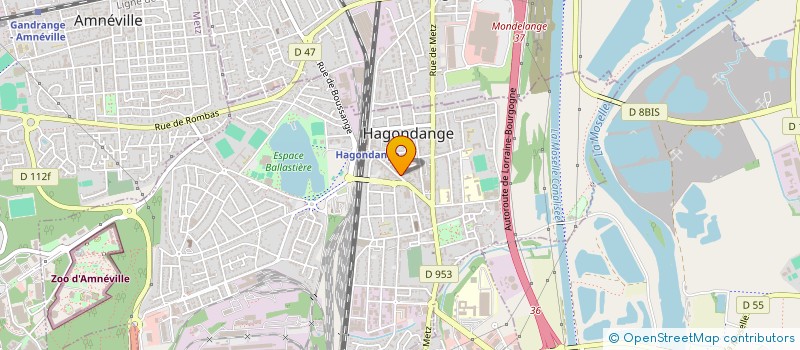 localisation de l'entreprise LEXIM à HAGONDANGE