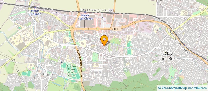 localisation de l'entreprise LEXIMO à PLAISIR