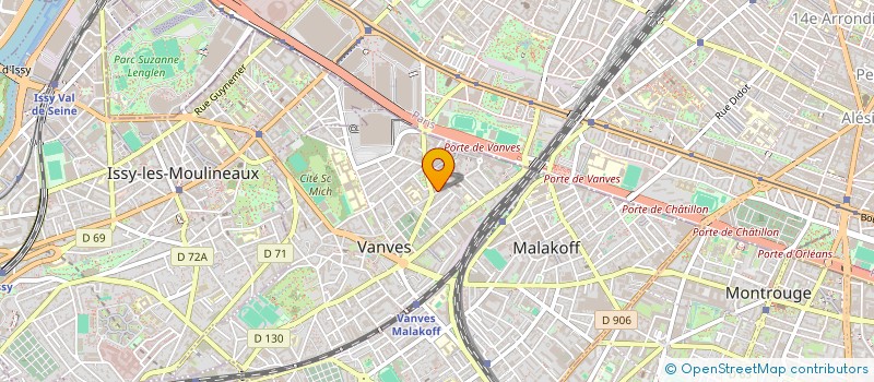 localisation de l'entreprise LEXINSITU à VANVES