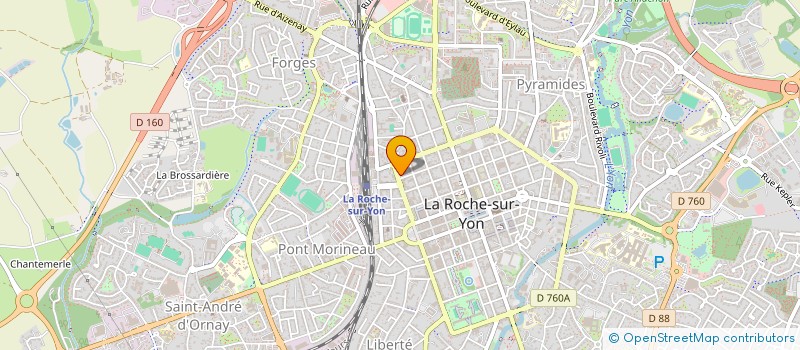 localisation de l'entreprise LEXINVEST à LA ROCHE-SUR-YON