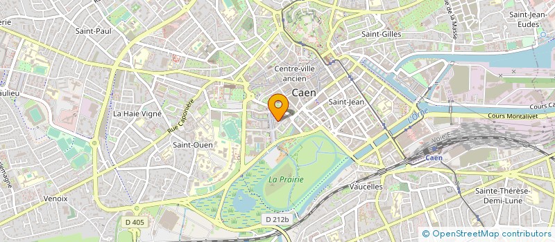 localisation de l'entreprise LEXIS à CAEN