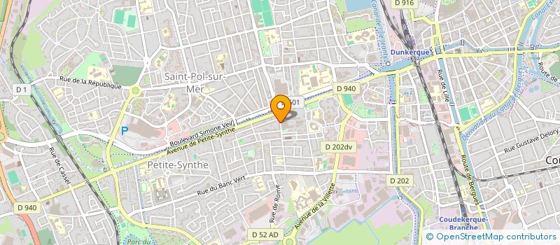 localisation de l'entreprise LEXIVIER CREATION à DUNKERQUE