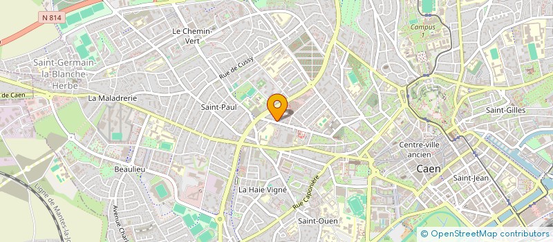 localisation de l'entreprise LEXLIE CJ à CAEN
