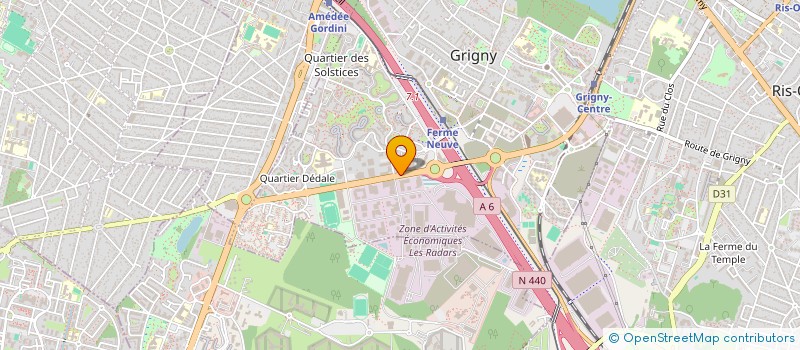 localisation de l'entreprise LEXLINEA RT  GRIGNY