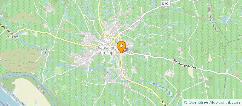 localisation de l'entreprise LEXLUX  CHATEAUNEUF-DU-PAPE