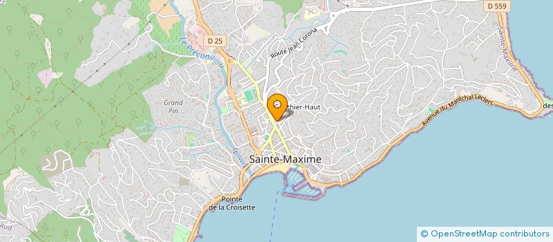 localisation de l'entreprise LEXLY à SAINTE-MAXIME
