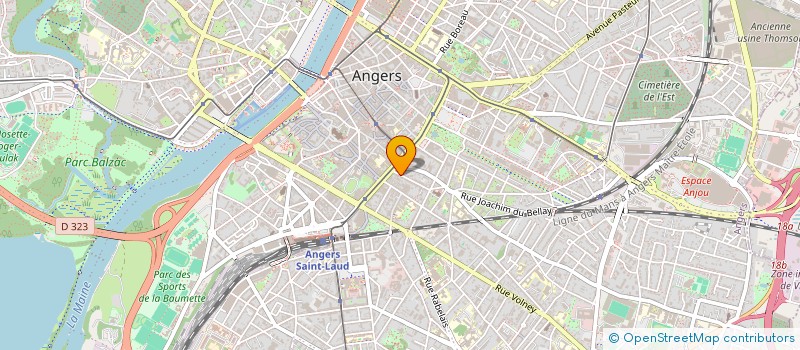 localisation de l'entreprise LEXNOVA à ANGERS