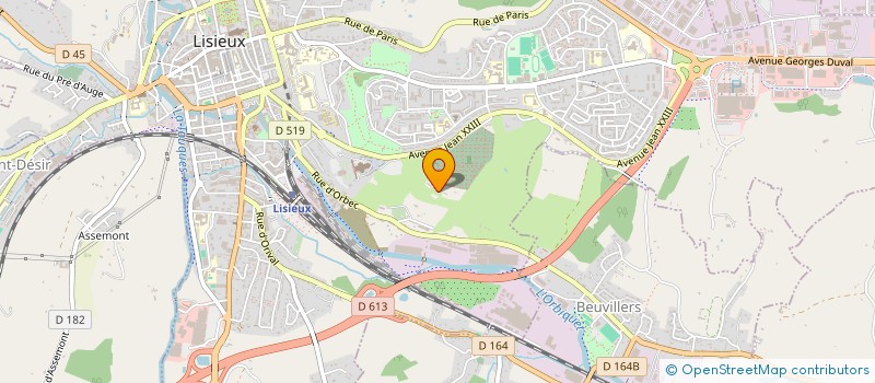 localisation de l'entreprise LEXO ECHAFAUDAGES  LISIEUX