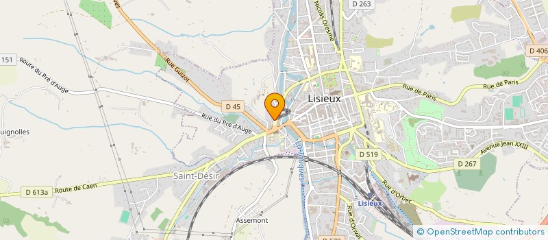 localisation de l'entreprise LEXO LAV à LISIEUX