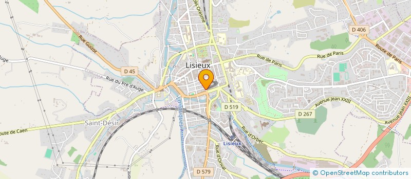 localisation de l'entreprise LEXO OPTIC à LISIEUX