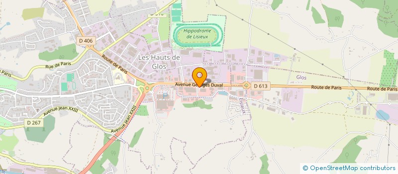 localisation de l'entreprise LEXOBRICO DIST. à LISIEUX