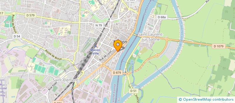localisation de l'entreprise LEXOM à MACON