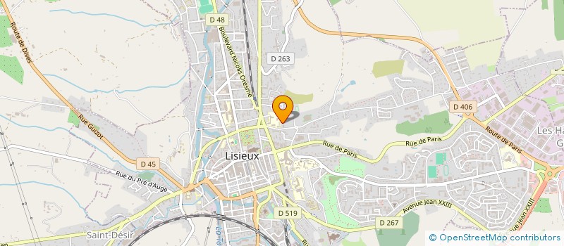 localisation de l'entreprise LEXOSTUDY ASSOCIATION à LISIEUX