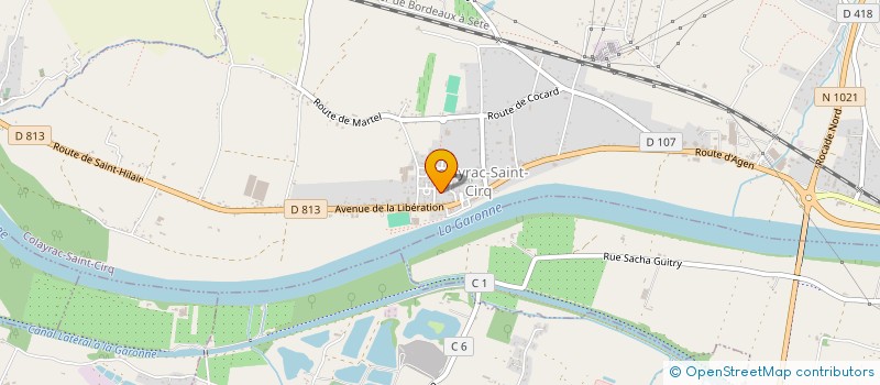 localisation de l'entreprise LEXPERT RUIZ à COLAYRAC-SAINT-CIRQ