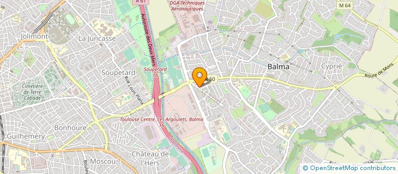 localisation de l'entreprise LEXPERTDUPORTAGE.COM  BALMA