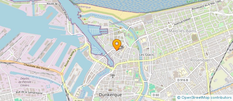 localisation de l'entreprise LEXPORTADOM à DUNKERQUE
