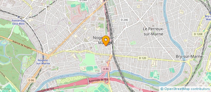 localisation de l'entreprise LEXRH CONSEIL  NOGENT-SUR-MARNE