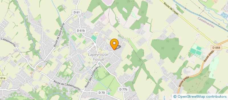 localisation de l'entreprise LEXSANCE  LAPEYROUSE-FOSSAT