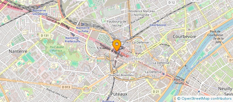 localisation de l'entreprise LEXTENSO à PUTEAUX