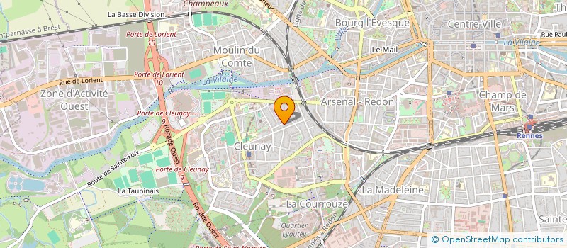 localisation de l'entreprise LEXYA à RENNES