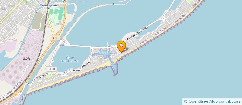 localisation de l'entreprise LEXYA à FRONTIGNAN