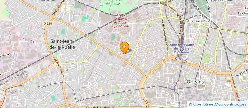 localisation de l'entreprise LEXYO à ORLEANS