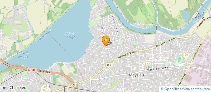 localisation de l'entreprise LEYA à MEYZIEU