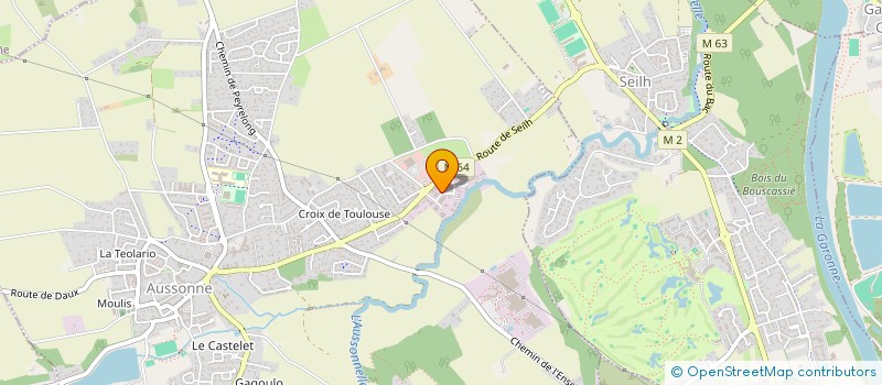 localisation de l'entreprise LEYA à AUSSONNE