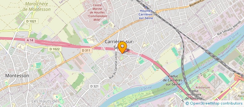localisation de l'entreprise LEYA CONSULTING  CARRIERES-SUR-SEINE