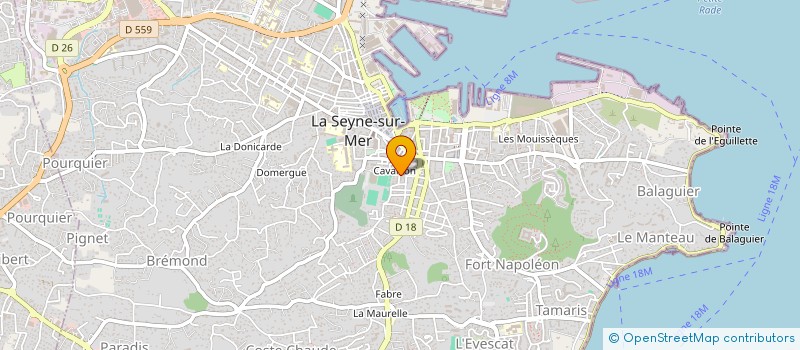 localisation de l'entreprise LEYA NET à LA SEYNE-SUR-MER