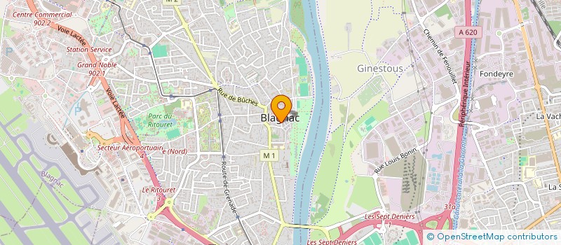 localisation de l'entreprise LEYAH  BLAGNAC