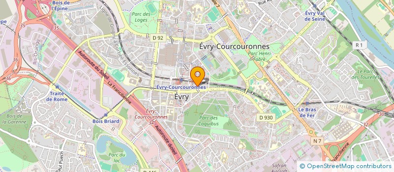 localisation de l'entreprise LEYANA RENOV à EVRY-COURCOURONNES