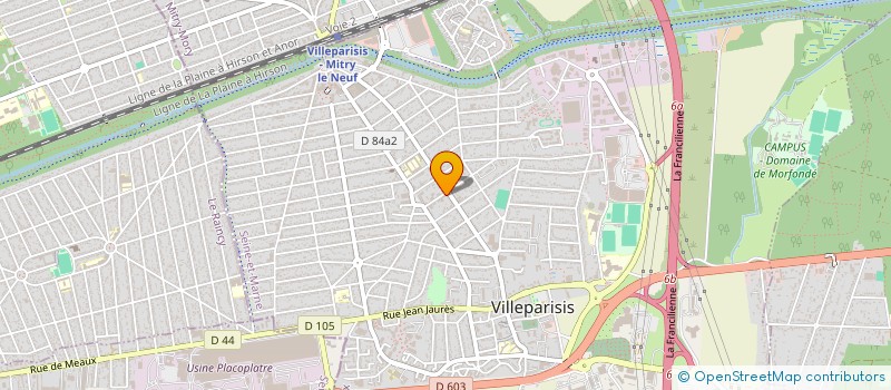 localisation de l'entreprise LEYANOR  VILLEPARISIS