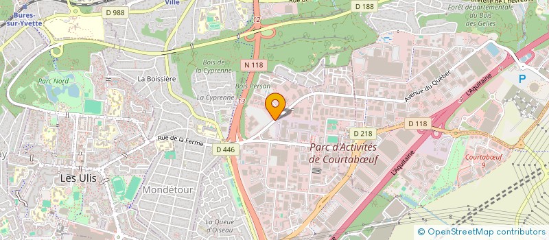 localisation de l'entreprise LEYBOLD VACUUM FRANCE à LES ULIS