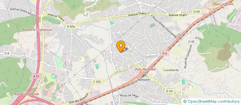 localisation de l'entreprise LEYDET EXPERTISE COMPTABLE à BOUC-BEL-AIR