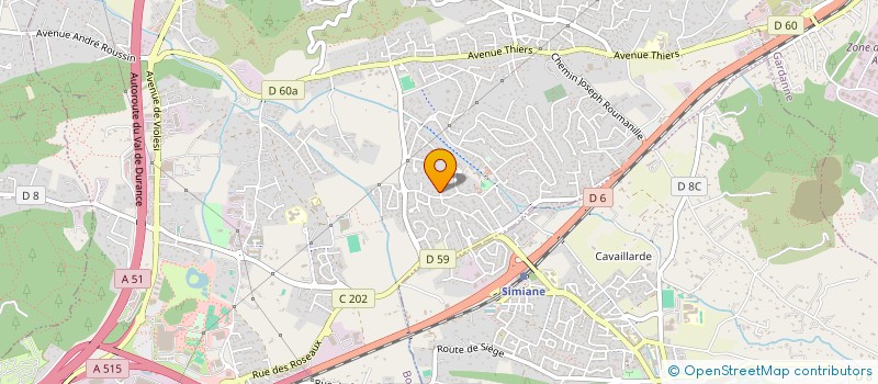 localisation de l'entreprise LEYDET FORMATION  BOUC-BEL-AIR