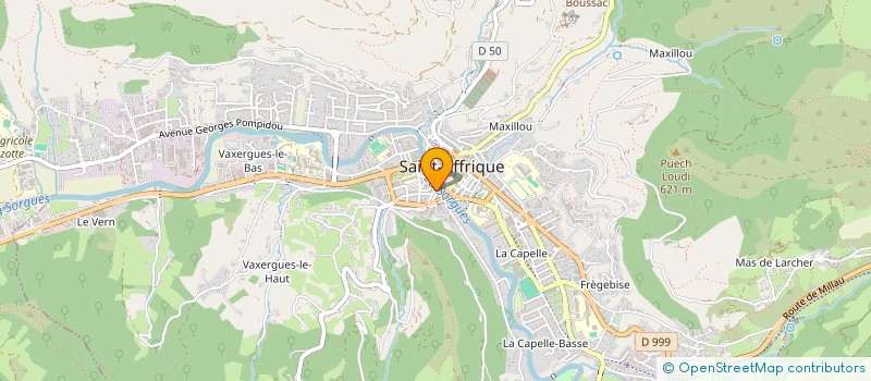 localisation de l'entreprise LEYDOU à SAINT-AFFRIQUE