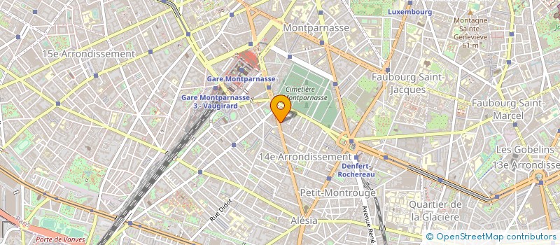 localisation de l'entreprise LEYESENS à PARIS
