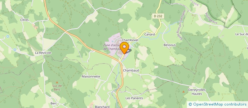 localisation de l'entreprise LEYGAPLAST à SAINT-ROMAIN-LACHALM