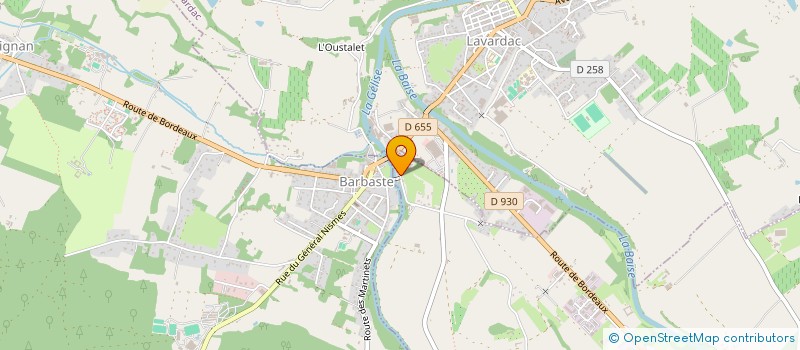 localisation de l'entreprise LEYGUE ET FILS  NERAC