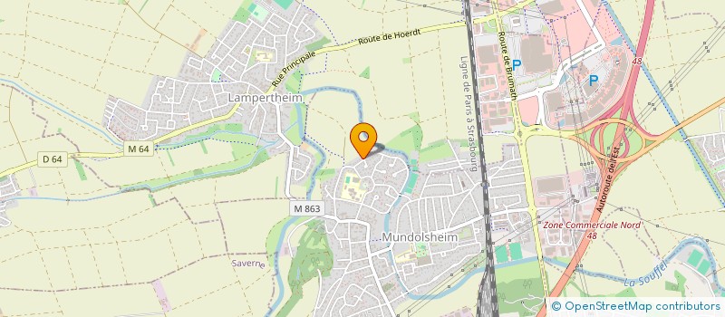 localisation de l'entreprise LEYLU  MUNDOLSHEIM