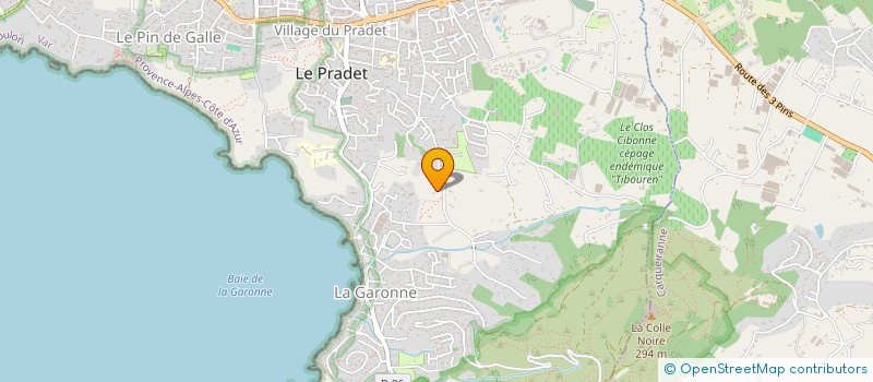 localisation de l'entreprise LEYMARIE à LE PRADET