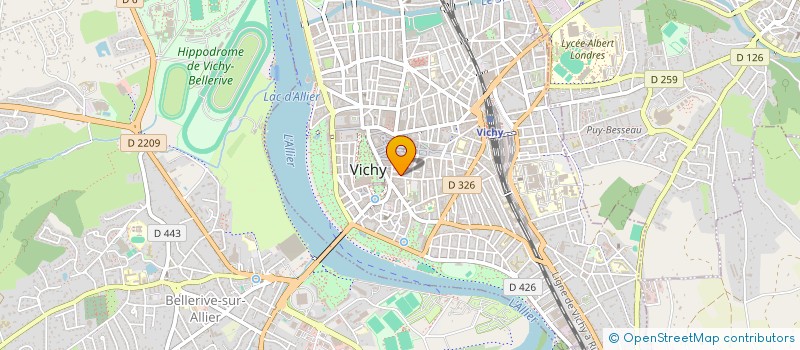 localisation de l'entreprise LEYMARIE BATIMENT à VICHY