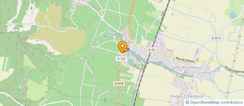 localisation de l'entreprise LEYMARIE C.E.C.I.  VOUGEOT