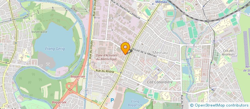 localisation de l'entreprise LEYMARIE PERRET à STRASBOURG