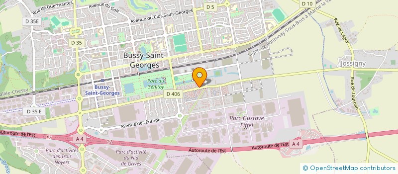 localisation de l'entreprise LEYNEO  BUSSY-SAINT-GEORGES